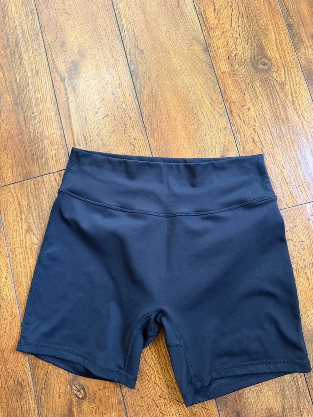 YoungLA Women's Black Athletic High-Waist Shorts - Picture 2 of 3